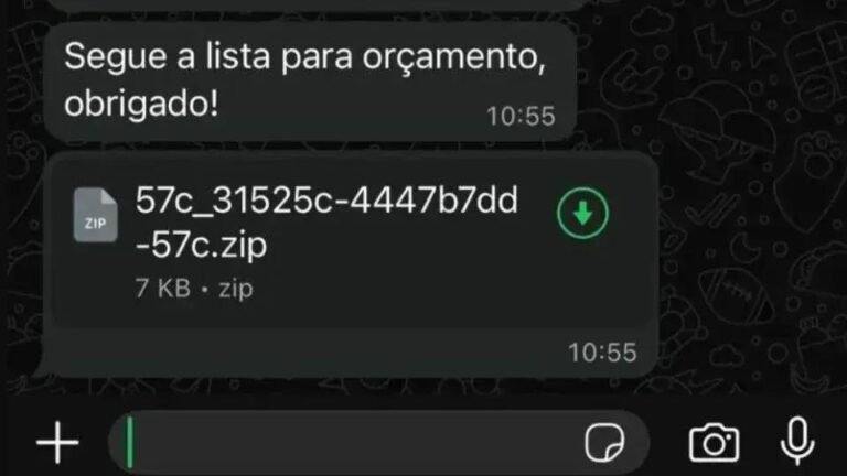 Cuidado com o vírus do orçamento: novo golpe no WhatsApp está em alta
