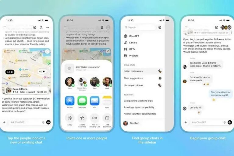 OpenAI lança recurso de grupos no ChatGPT com interação aprimorada